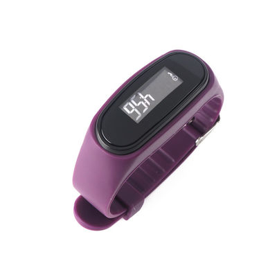 L24*Dia 3.7cm 3D ฟิตเนส เปโดเมตร นาฬิกาด้วยการแสดงเวลาระยะห่างที่เผาไหม้แคลอรี่