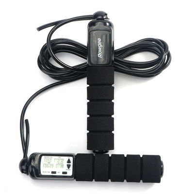ฟิตเนสกระโดดเชือก Rowgee OK-168 โลโก้ที่กําหนดเอง ปรับความเร็วหนัก หนักกระโดดเชือกสําหรับการออกกําลังกาย