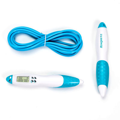 สายกระโดดฟิตเนส สีน้ําเงิน Unisex บ้านฟิตเนส สายกระโดดฟิตเนส ด้วยความเร็วที่ปรับได้ กระโดด JP-100