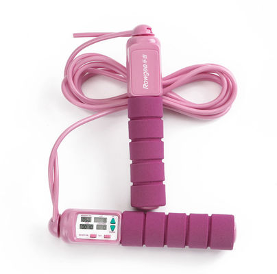 การออกแบบแบบอย่างขั้นต่ํา Meranti สีชมพู ฟิตเนส กระโดดเชือก Electrode Aesthetic