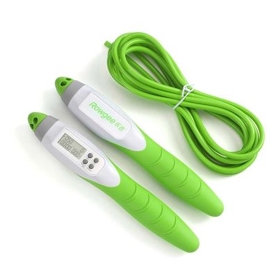 สายกระโดดฟิตเนส สายกระโดดร่างกาย ASJC-01 2.8m PVC ความเร็ว ฟิตเนส กีฬา สายกระโดดสีเขียว