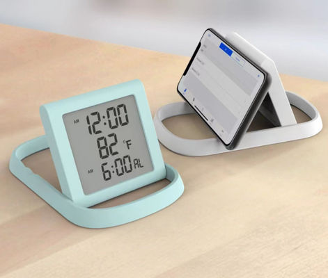 นาฬิกาดิจิตอลขนาดเล็ก LCD นาฬิกาข้างเตียงดิจิตอล สําหรับครอบครัวและการออกแบบแฟชั่น