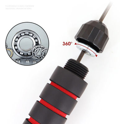 OEM ปรับความเร็ว ฟิตเนส กระโดดเชือกแดง สําหรับผู้ชาย ผู้หญิงสร้างกล้ามเนื้อ