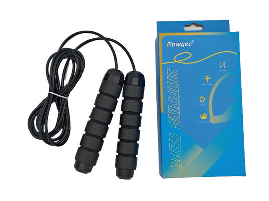 KSX-TS1 การออกกําลังกายมืออาชีพ กระโดดเชือก ปรับความเร็ว ดํา Soft Handle