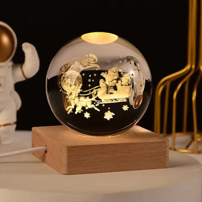 ไม้ USB ไฟ LED ไฟกระบอกคริสตัล รูปปั้น งานฝีมือ เตียงโต๊ะตกแต่ง