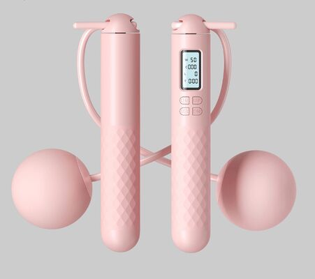 โลโก้ที่กําหนดเอง สี สายไร้สาย สายกระโดด การนับดิจิตอล สายกระโดดด้วยลูกบอลใหญ่