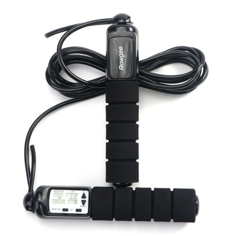 ฟิตเนสกระโดดเชือก Rowgee OK-168 โลโก้ที่กําหนดเอง ปรับความเร็วหนัก หนักกระโดดเชือกสําหรับการออกกําลังกาย