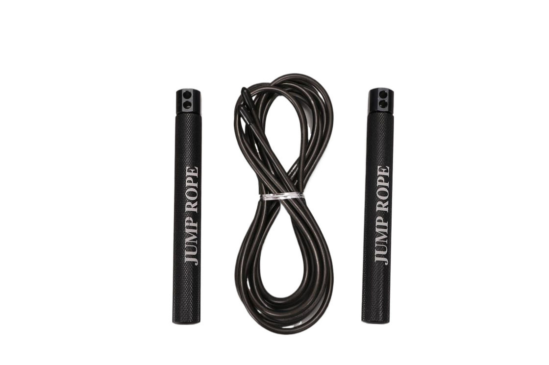 น้ําหนัก ความเร็ว ฟิตเนส กระโดดเชือก สีที่กําหนดเอง สายเหล็ก + PVC 4.5mm * 3m