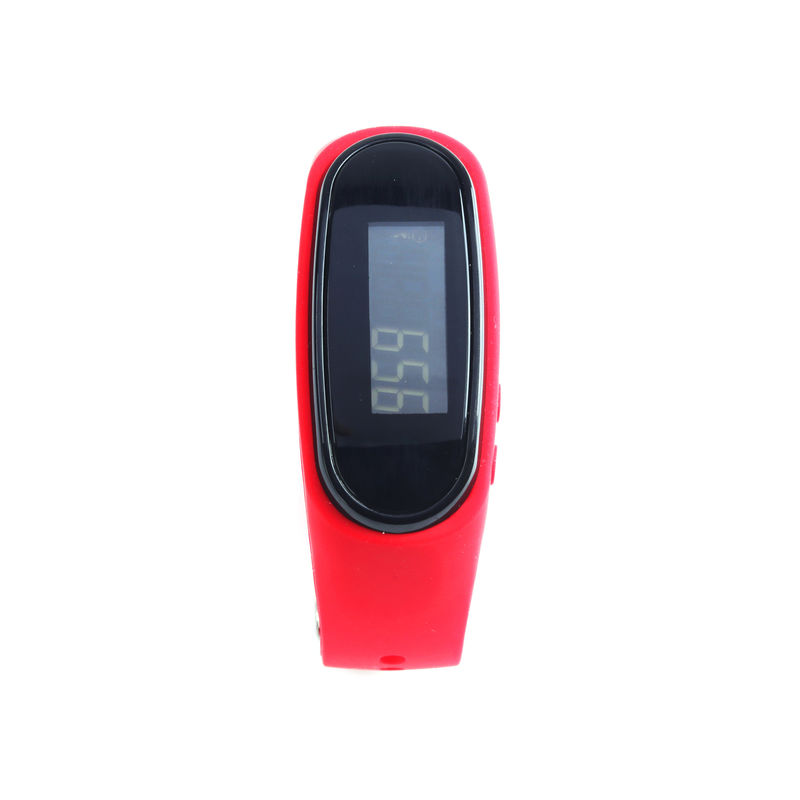 L24*Dia 3.7cm 3D ฟิตเนส เปโดเมตร นาฬิกาด้วยการแสดงเวลาระยะห่างที่เผาไหม้แคลอรี่